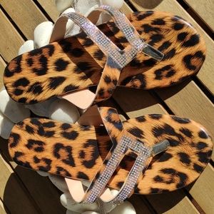 Leopard casual fashion sandals